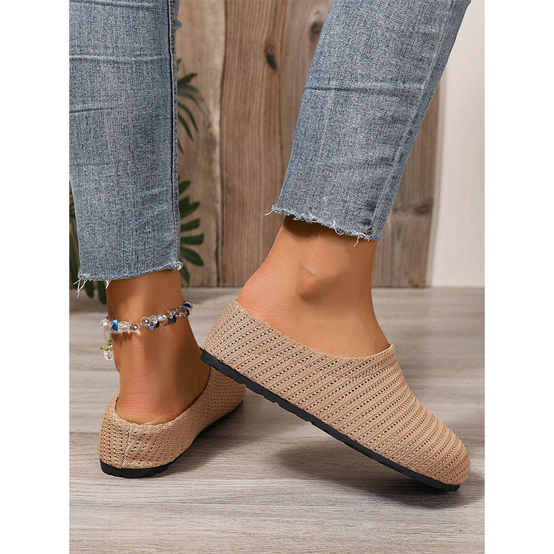 👟 LIMITIERTER 50% RABATT! Atmungsaktive Strick-Slipper für Damen – Weich, rutschfest & sommerlich leicht