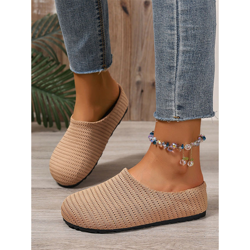 👟 LIMITIERTER 50% RABATT! Atmungsaktive Strick-Slipper für Damen – Weich, rutschfest & sommerlich leicht
