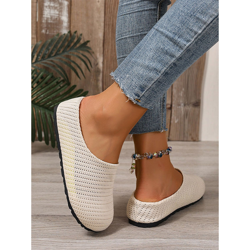 👟 LIMITIERTER 50% RABATT! Atmungsaktive Strick-Slipper für Damen – Weich, rutschfest & sommerlich leicht