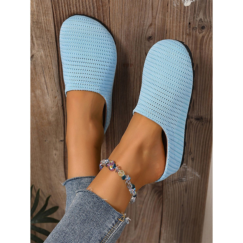 👟 LIMITIERTER 50% RABATT! Atmungsaktive Strick-Slipper für Damen – Weich, rutschfest & sommerlich leicht