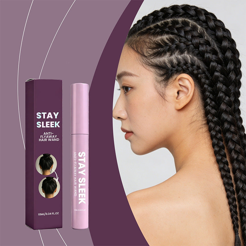 💜 Anti-Frizz Haar Finishing Stick ✨ Tragbarer Fixierstift gegen fliegende Härchen für glattes gepflegtes Haar