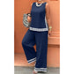 ✨ Elegantes Zweiteiler-Set mit Spitzenbesatz ✨ Ärmelloses Top & Wide-Leg-Hose für Sommer, Urlaub & besondere Anlässe