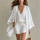 Lässiges 3-teiliges Lounge-Set für Damen mit Cardigan