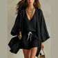 Lässiges 3-teiliges Lounge-Set für Damen mit Cardigan