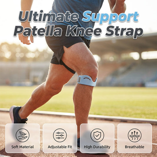🔥 50% SOMMER-RABATT | Patellaband Kniestütze 🏃 Stoßdämpfend & atmungsaktiv für Laufen, Sport & Alltag