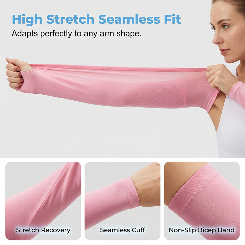 ☀️ Kühlende UV-Schutz Armstulpen ✨ Atmungsaktive universelle Ärmel für Sport, Outdoor & Sonnenschutz