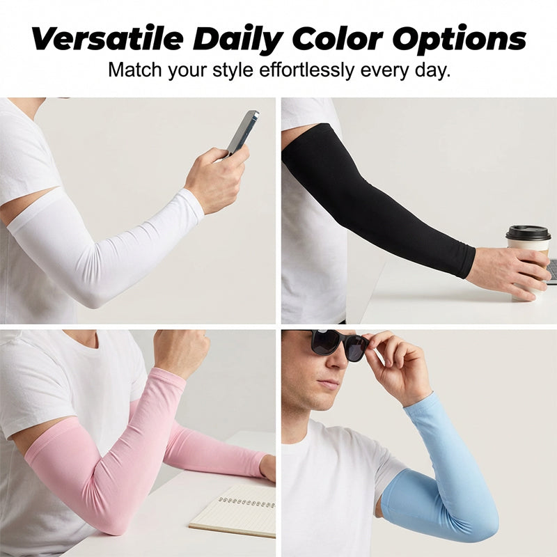 ☀️ Kühlende UV-Schutz Armstulpen ✨ Atmungsaktive universelle Ärmel für Sport, Outdoor & Sonnenschutz