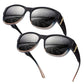 ⏰ Nur noch heute 50% Rabatt! 🕶️ Damen übergroße polarisierte Überbrillen Sonnenbrille | Modischer großer Rahmen, passt über jede Korrekturbrille für Autofahren, Urlaub & Stadtspaziergänge ✨