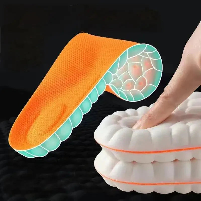 🦶 Hochflexible Latex-Einlegesohlen ✨ Orthopädische Dämpfungssocken mit Fußgewölbestütze für Komfort & Frische