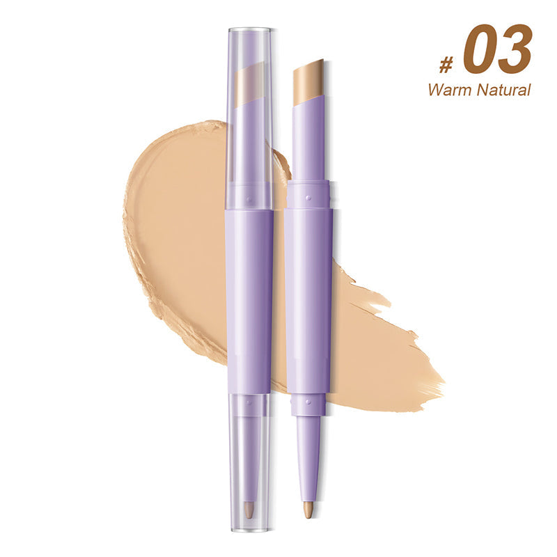 ✨ 2-in-1 Abdeckstift & Concealer ✨ Langanhaltender, wasserfester Korrekturstift für Makel, Augenringe & kleine Flecken