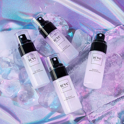 ⏰ Nur noch heute 50% Rabatt! 🥳💞 ICVC mattierendes wasserfestes Make-up Fixierspray | Über 50.000 verkaufte Flaschen, langanhaltend gegen Glanz, Schweiß & Verschmieren ✨