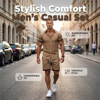 📢⏰ 50% Rabatt! Herren Casual Zweiteiler-Set im Old Money Stil – Elegant, Bequem & Vielseitig für Freizeit & Reisen
