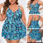 Damen-Set: Mini-Badekleid mit Spaghettiträgern & Bikinihose