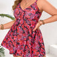 Damen-Set: Mini-Badekleid mit Spaghettiträgern & Bikinihose