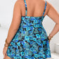 Damen-Set: Mini-Badekleid mit Spaghettiträgern & Bikinihose
