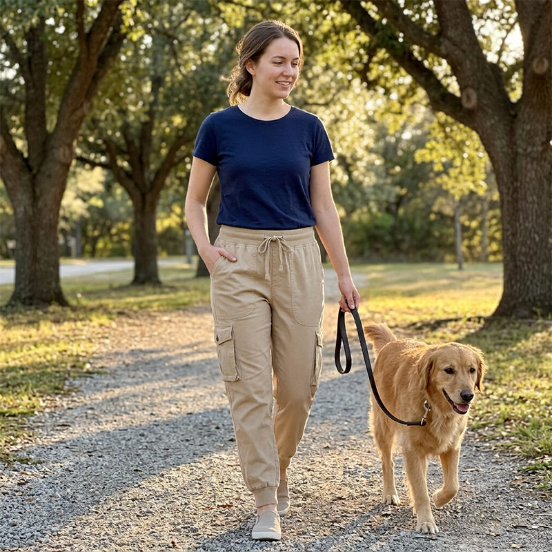 Leichte Sport-Cargohose mit Taschen