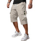👖 Herren 3/4 Cargo-Shorts mit Kordelzug ✨ Lockerer Geradeschnitt für Freizeit & Sport