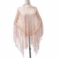 🏆💐 50% Rabatt! Letzter Tag! Sommer-Strick-Poncho mit Fransen – Leicht, Luftdurchlässig & Vielseitig für Strand & Freizeit