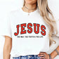 Lustiges T-Shirt für Damen mit Jesus-Print