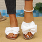 🥳SCHLUSSVERKAUF 2026🥳💞50 % RABATT | Schicke Sandalen mit Schleife für Damen