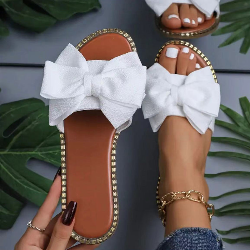 🥳SCHLUSSVERKAUF 2026🥳💞50 % RABATT | Schicke Sandalen mit Schleife für Damen