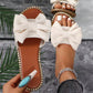 🥳SCHLUSSVERKAUF 2026🥳💞50 % RABATT | Schicke Sandalen mit Schleife für Damen