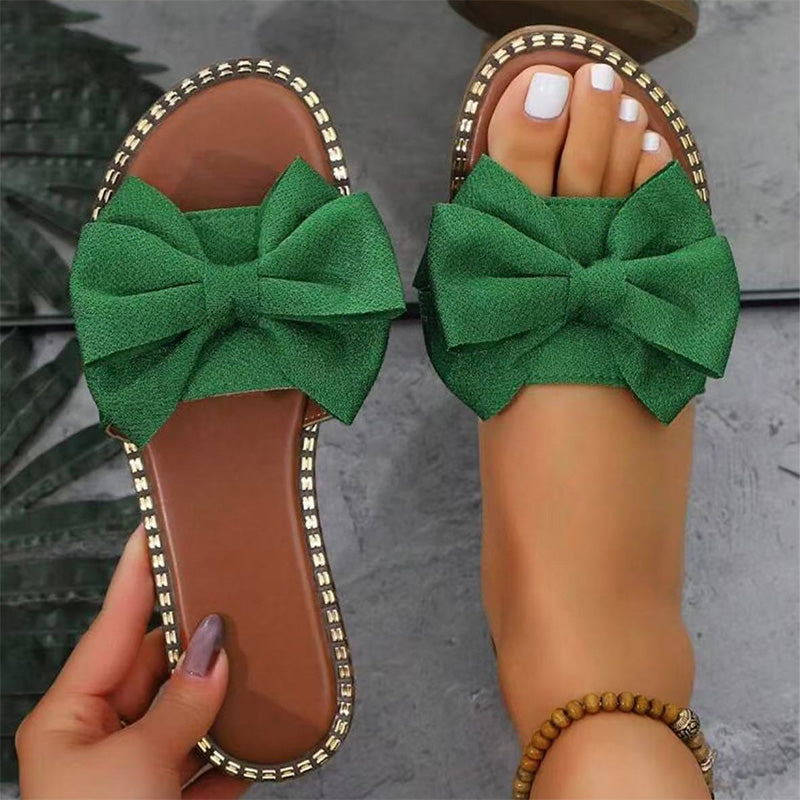 🥳SCHLUSSVERKAUF 2026🥳💞50 % RABATT | Schicke Sandalen mit Schleife für Damen