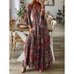 Women's Bohemian Floral Maxi Dress
