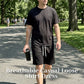 Herren 2-teiliges Freizeit-Set: T-Shirt und Shorts mit Kordelzug