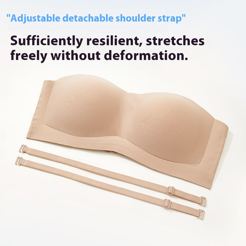 Nahtloser rutschfester Bandeau-BH