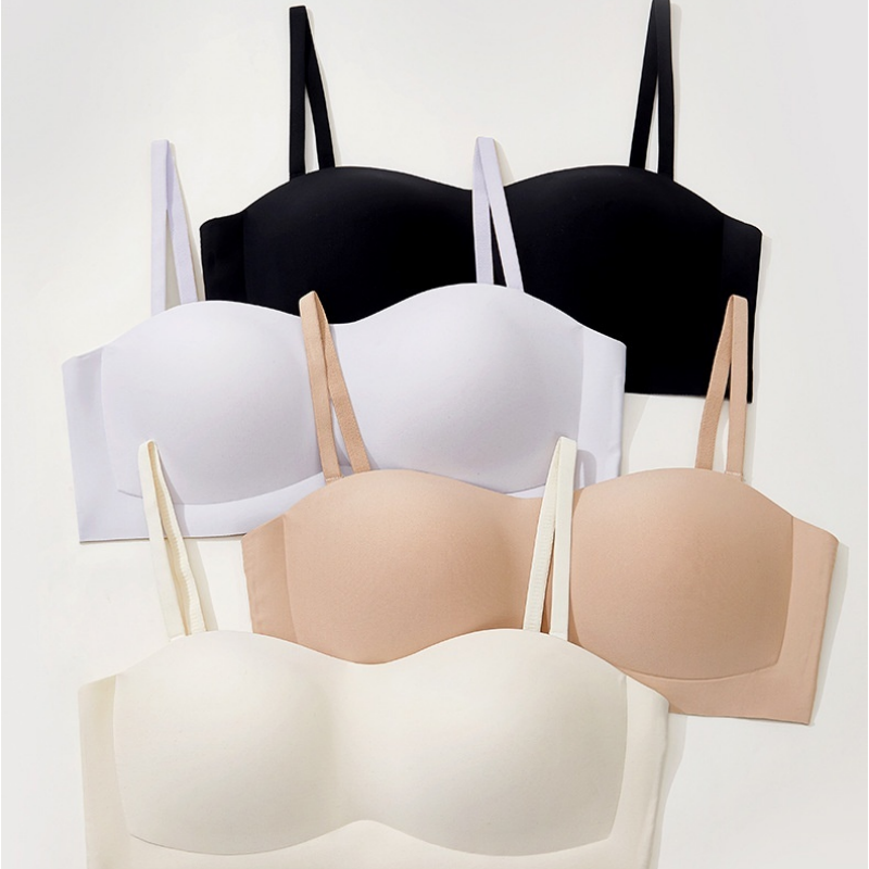 Nahtloser rutschfester Bandeau-BH