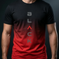 Herren-Set mit Farbverlauf: T-Shirt und Shorts