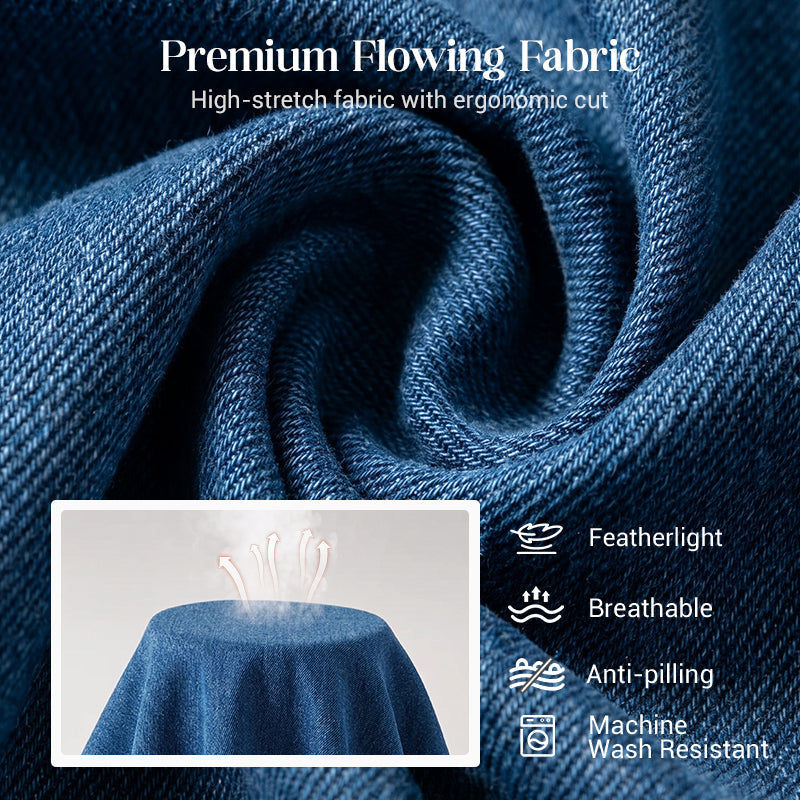 ⏰ Nur noch heute 50% Rabatt! 🧵 Damen Jeans-Set: Ärmelloser Stehkragen-Top & Hose | Lässiger City-Style, bequem & vielseitig für Sommer & Urlaub ✨