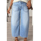 ⏰ Nur noch heute 50% Rabatt! 👖 Damen Wide-Leg Jeans mit aufgesetzten Taschen | Figur-schmeichelnd Premium Denim mit elastischem Stretch, bequemer Alltagsjeans für jeden Anlass ✨