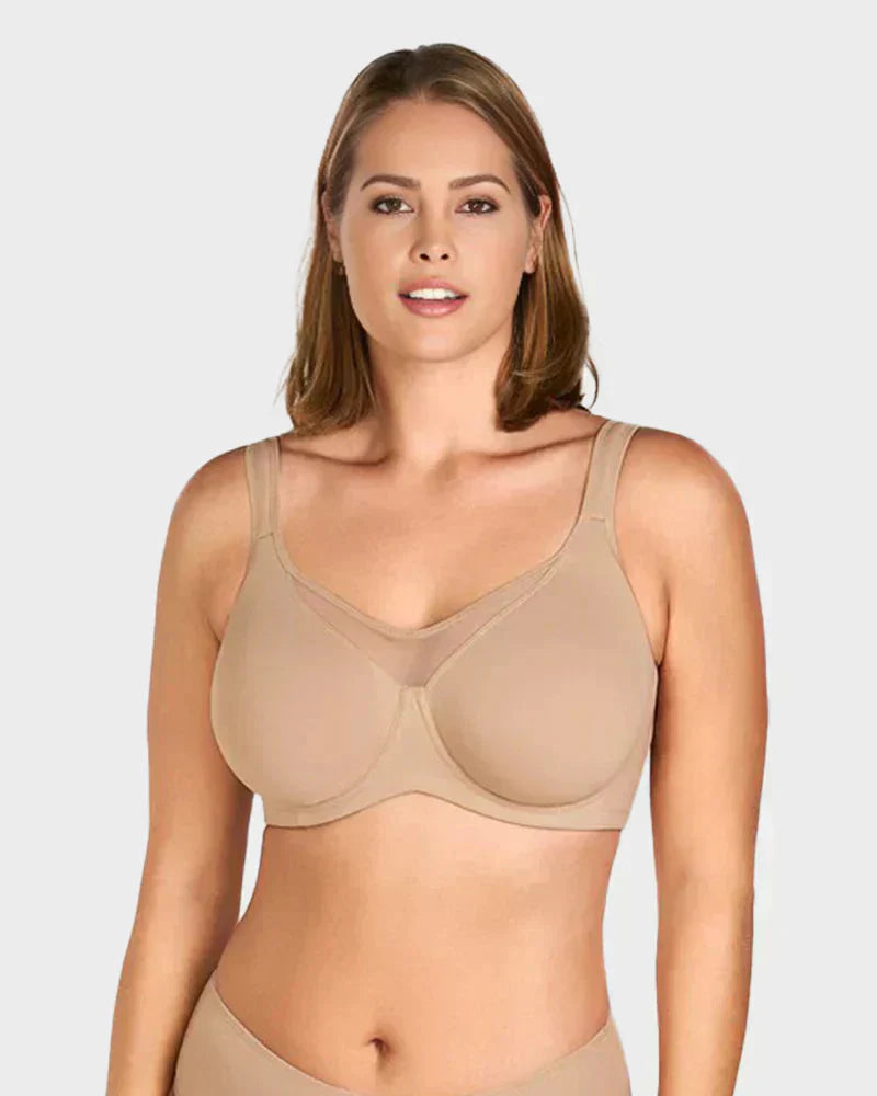 ⏳Letzter Tag – Sonderpreis nur €13,99!! 💐  Eleganter, vollständig bedeckender Transparent-BH für Damen in Übergrößen