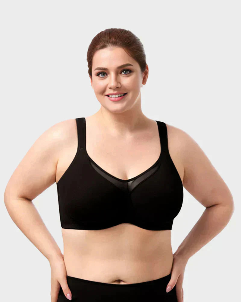 ⏳Letzter Tag – Sonderpreis nur €13,99!! 💐  Eleganter, vollständig bedeckender Transparent-BH für Damen in Übergrößen