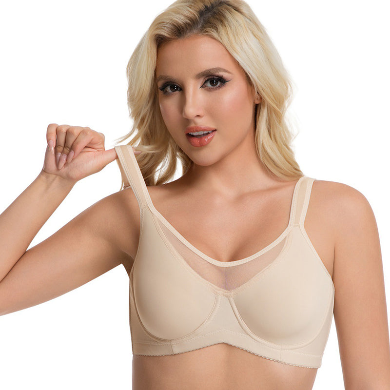 ⏳Letzter Tag – Sonderpreis nur €13,99!! 💐  Eleganter, vollständig bedeckender Transparent-BH für Damen in Übergrößen