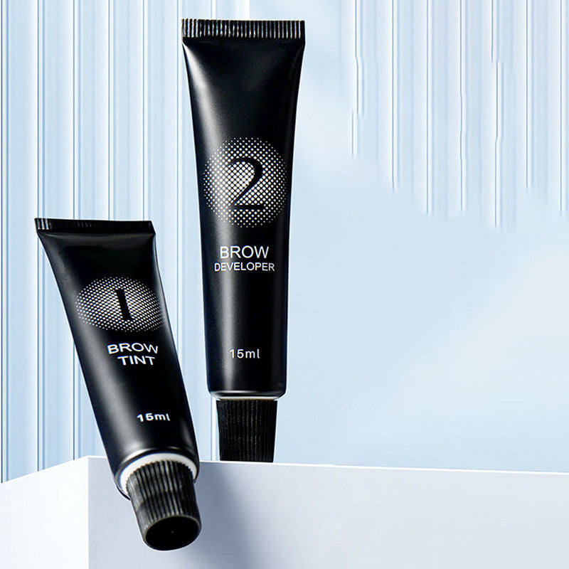 ⏰ Nur noch heute 50% Rabatt! 🖌️ 2-in-1 Henna Färbeset für Augenbrauen & Wimpern | Semi-permanente natürliche Farbcreme mit komplettem Zubehör für einfache Anwendung zu Hause ✨