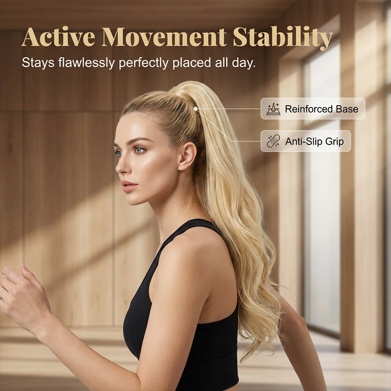 ⏰ Nur noch heute 50% Rabatt! 🎀 Mehrlagige Hoch-Pferdeschwanz Haarverlängerung | Sicherer Halt, natürliche Sprungkraft & Premium-Mischung für sofort volles Haarvolumen ✨