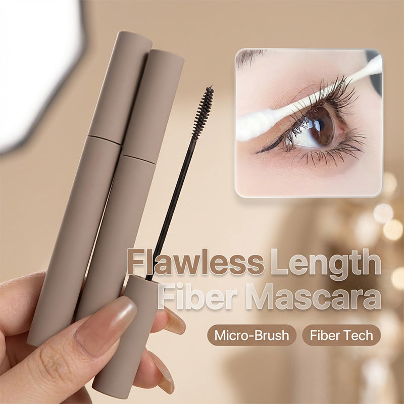 ⏰ Nur noch heute 50% Rabatt! 👁️ Faser-Mascara ohne Verschmieren für extrem lange & gewellte Wimpern | Mikro-Bürste & Faser-Technologie, klumpenfreier langanhaltender Augenmake-up Effekt ✨