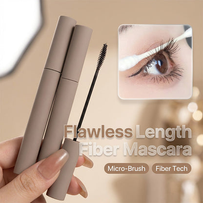 ⏰ Nur noch heute 50% Rabatt! 👁️ Faser-Mascara ohne Verschmieren für extrem lange & gewellte Wimpern | Mikro-Bürste & Faser-Technologie, klumpenfreier langanhaltender Augenmake-up Effekt ✨