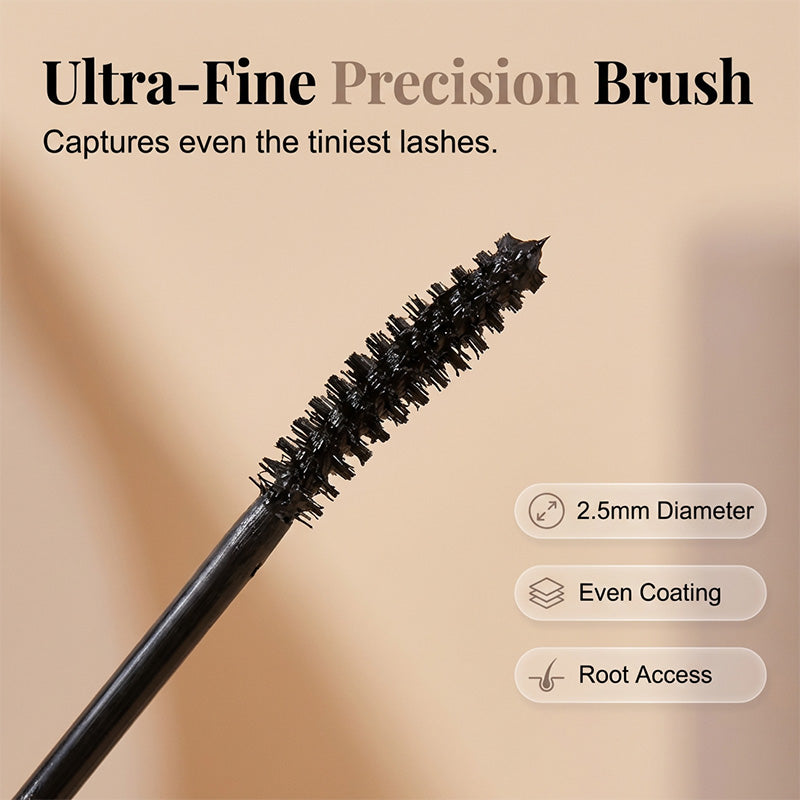 ⏰ Nur noch heute 50% Rabatt! 👁️ Faser-Mascara ohne Verschmieren für extrem lange & gewellte Wimpern | Mikro-Bürste & Faser-Technologie, klumpenfreier langanhaltender Augenmake-up Effekt ✨