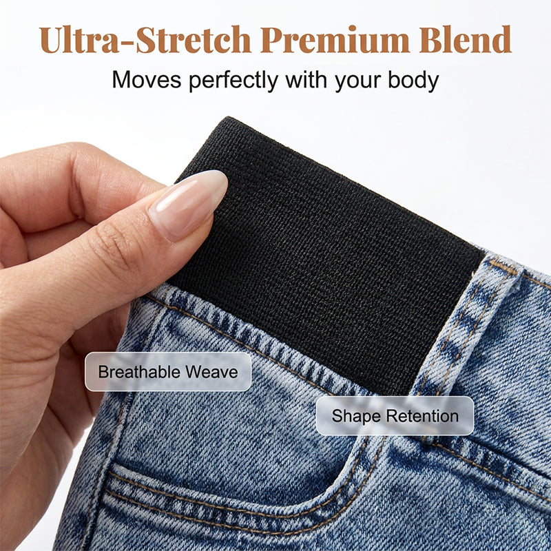 ⏰ Nur noch heute 50% Rabatt! 📦 Täglicher Versand! 👖 Damen High-Waist Denim Capri-Hose mit elastischem Taillenbund & Bauch-Kontrolle, figurformende kurze Jeans für Sommer & Alltag ✨