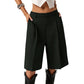 ⏰ Nur noch heute 50% Rabatt! 🩳 Modische taillierte Damen Bermuda-Shorts mit strukturierten Falten, locker fallender Wide-Leg Schnitt aus Premium-Stoff für Büro & Alltag ✨
