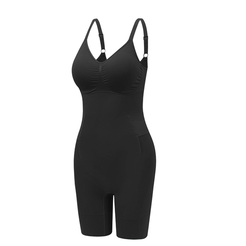 ⏰ Nur noch heute 50% Rabatt! 🩱 Nahtloser figurformender Damen Shapewear-Body mit Trägern, atmungsaktiver weicher Stoff, gezielte Kontrolle für Taille, Bauch, Hüften & Oberschenkel unter jedem Outfit ✨