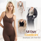 ⏰ Nur noch heute 50% Rabatt! 🩱 Nahtloser figurformender Damen Shapewear-Body mit Trägern, atmungsaktiver weicher Stoff, gezielte Kontrolle für Taille, Bauch, Hüften & Oberschenkel unter jedem Outfit ✨