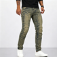 ✈️Versandkostenfrei⏰ Nur noch heute 50% Rabatt! 👖 Reißfeste Herren Motorradjeans mit strukturiertem Panel-Design, elastischer Slim Fit Schnitt, Reißverschlusstaschen, strapazierfähiges Denim für Motorradfahren, Freizeit & Streetstyle ✨