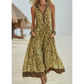 ⏰ Nur noch heute 50% Rabatt! 🐆 Trägerlanges Maxikleid für Damen mit grünem Leopardenprint, Kapuze & Frontreißverschluss, luftiger Chiffon-Stoff mit Taschen für Stadt, Urlaub & warme Sommertage ✨