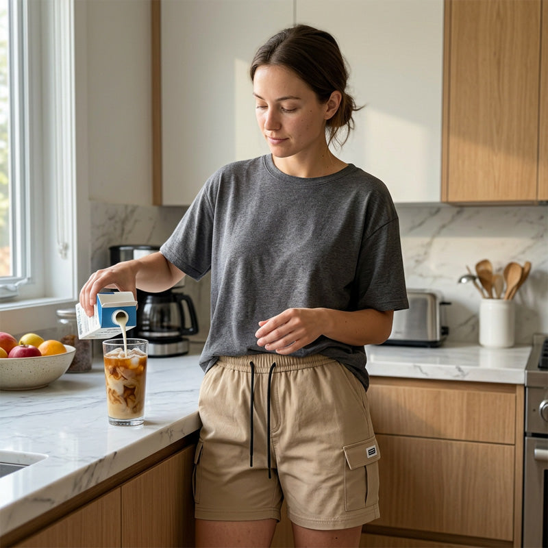 ⏰ Nur noch heute 50% Rabatt! 🩳 Ultra-kühlende Damen Cargo-Shorts mit elastischem Taillenbund & Seitentaschen, schnelltrocknender leichter Stoff für Sport, Wandern, Alltag & Sommerurlaub ✨