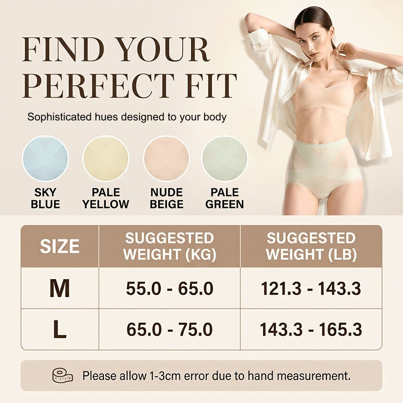 🔥 Letzter Tag! 50% Rabatt Damen Nahtlose Bauchweg-Shaping-Slips ❄️ Kühlende figurformende Unterwäsche mit Po-Lift-Effekt